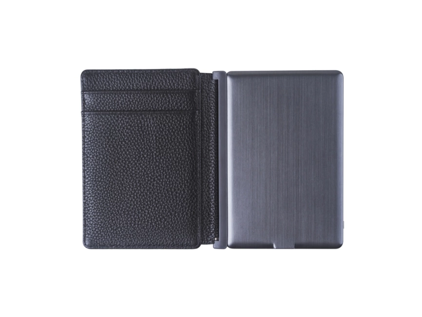 Портмоне с зарядным устройством INE, 4000 mAh, черный фото 2