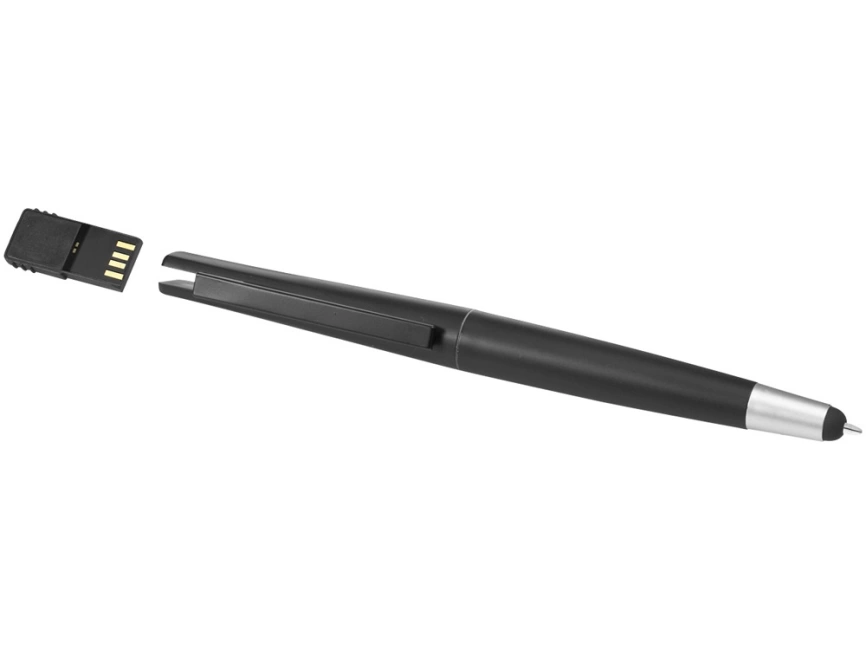 Ручка-стилус шариковая Naju с флеш-картой USB 2.0 на 4 Гб. фото 2