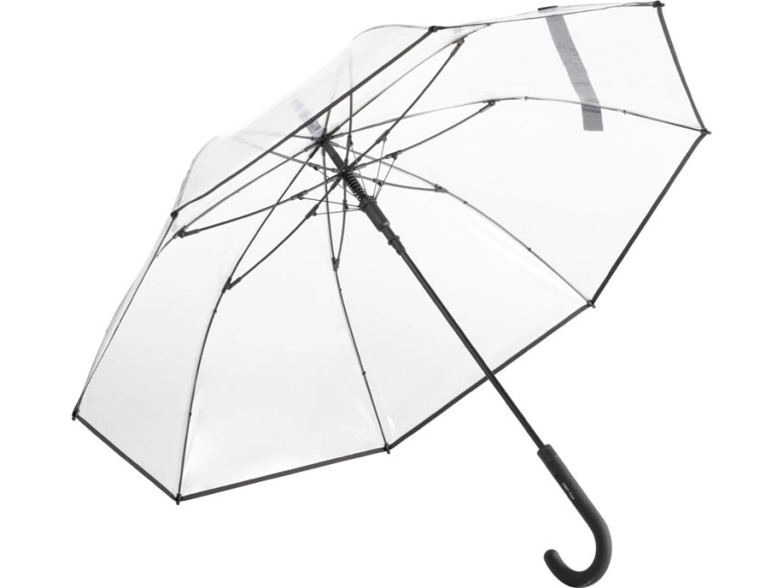 Зонт 7112 AC regular umbrella FARE® Pure  transparent-black фото 1