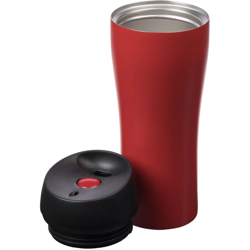 Термостакан Solingen, вакуумный, герметичный, красный фото 3