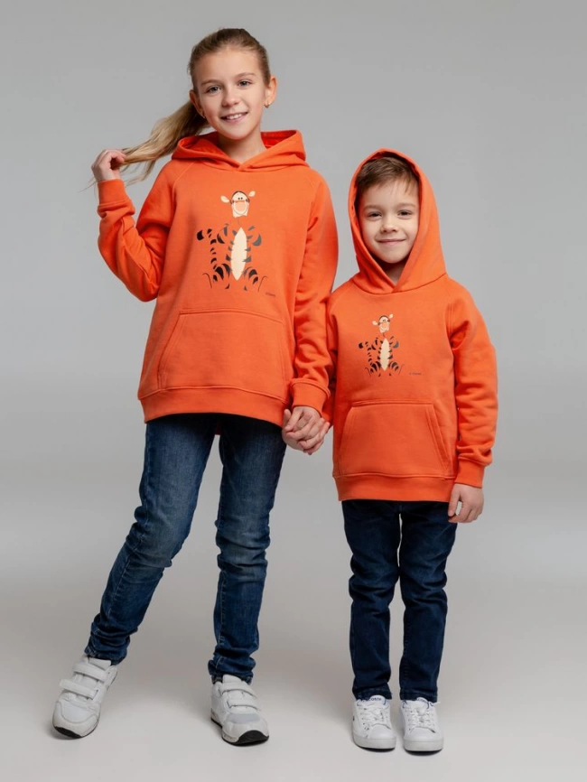 Худи детское Tigger, оранжевое, на рост 142-152 см (12 лет) фото 4