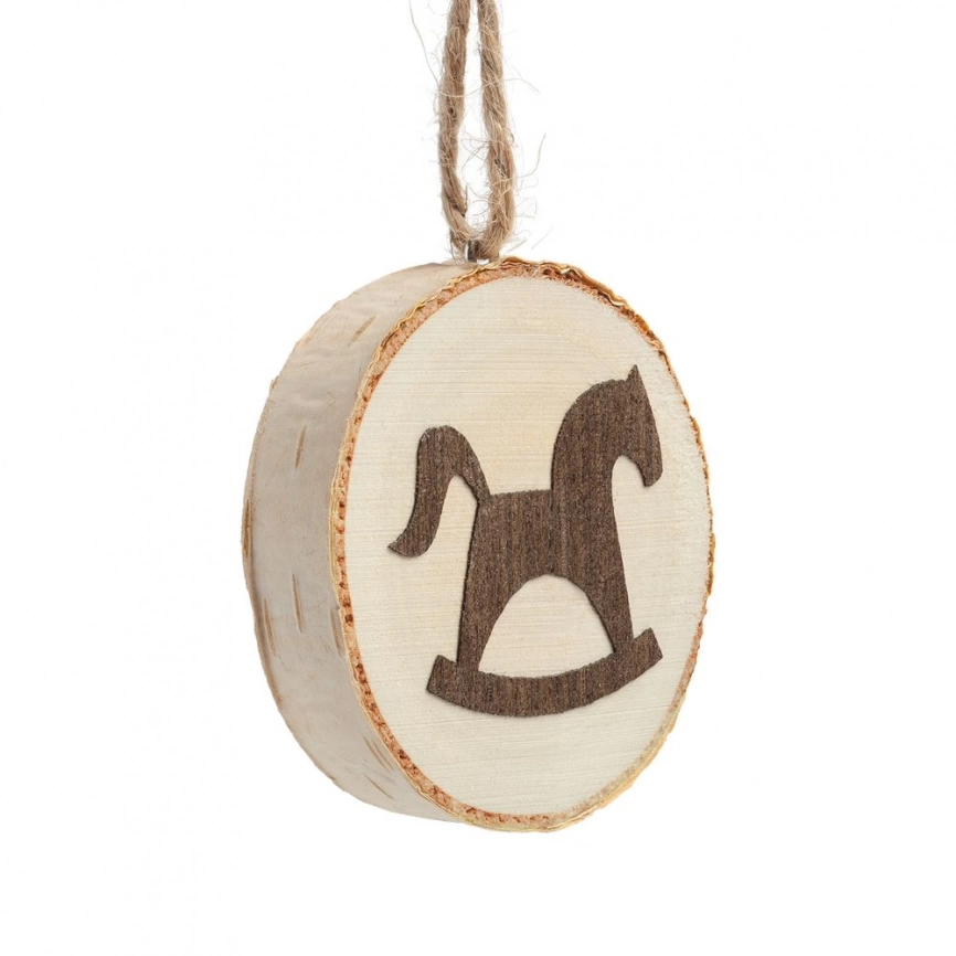 Подвеска Logger, малая, с лошадкой фото 1