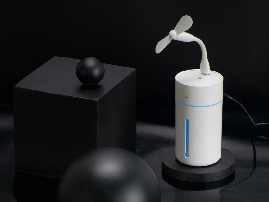 USB увлажнитель воздуха Sprinkle с двумя насадками, белый фото 12