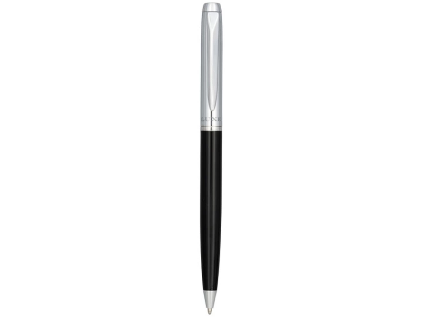 Ручка металлическая шариковая Cepheus, черный/серебристый фото 2