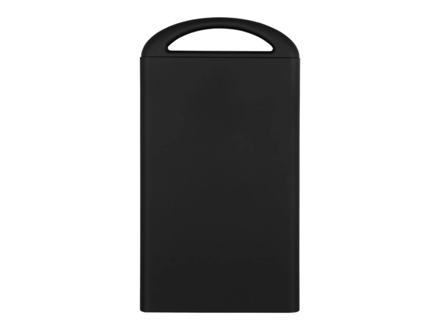 Портативное зарядное устройство Shine с зеркальной гравировкой, 4000 mAh, черный фото 3