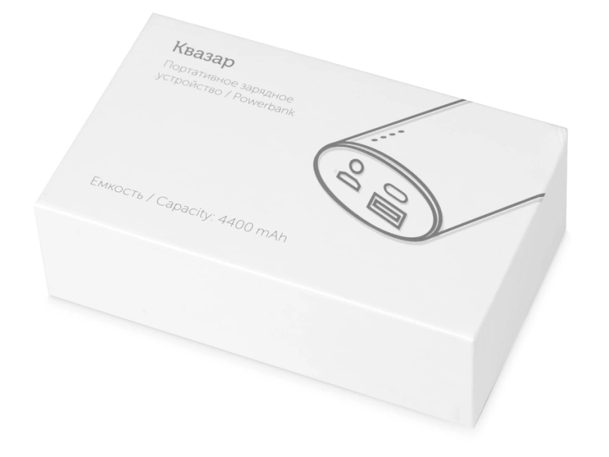 Портативное зарядное устройство Квазар, 4400 mAh, зеленое яблоко фото 7