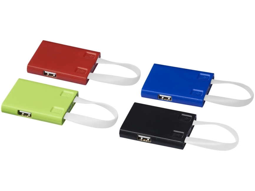 USB Hub и кабели 3-в-1, синий фото 6