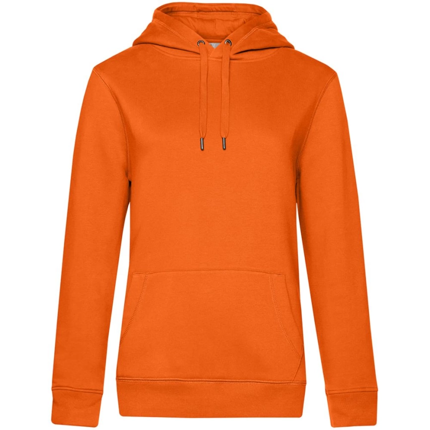 Толстовка с капюшоном женская Queen, оранжевая, размер XL фото 1