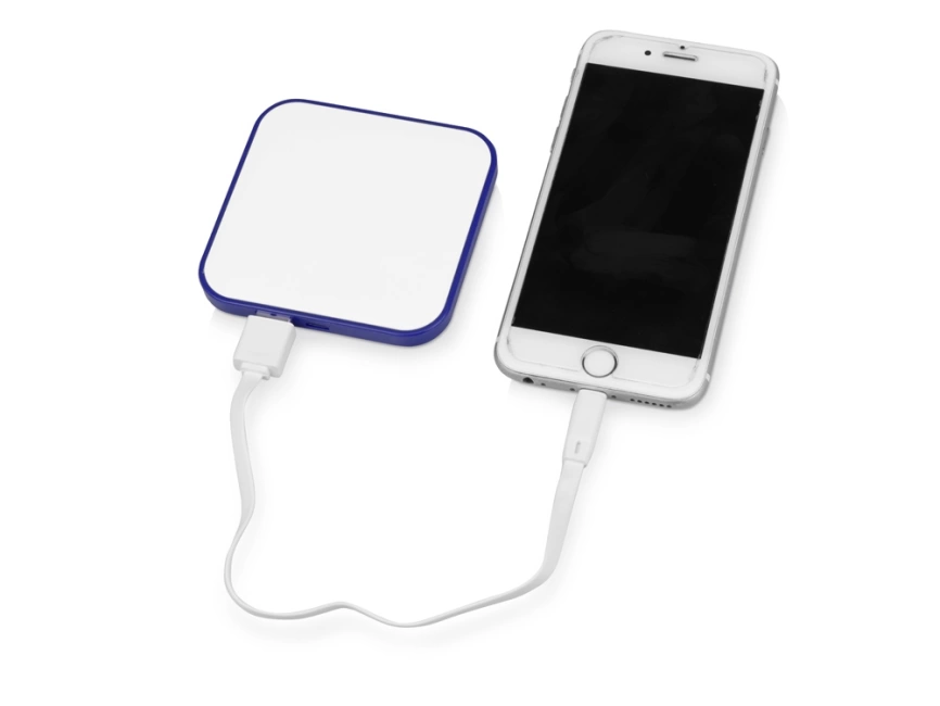 Портативное зарядное устройство (power bank) Квадрум, 2600 mAh, синий фото 2