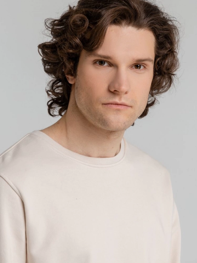 Свитшот унисекс BNC Organic, молочно-белый, размер XXL фото 13