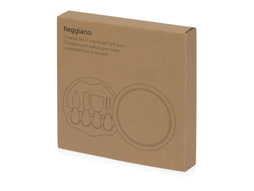Подарочный набор для сыра в деревянной упаковке Reggiano фото 6