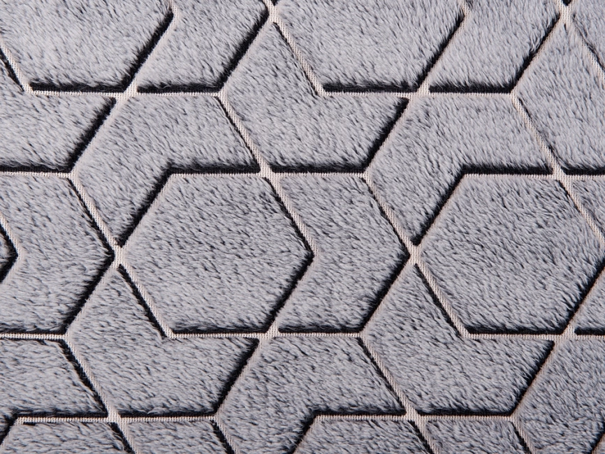 Светящийся в темноте плед Lattice черный фото 5