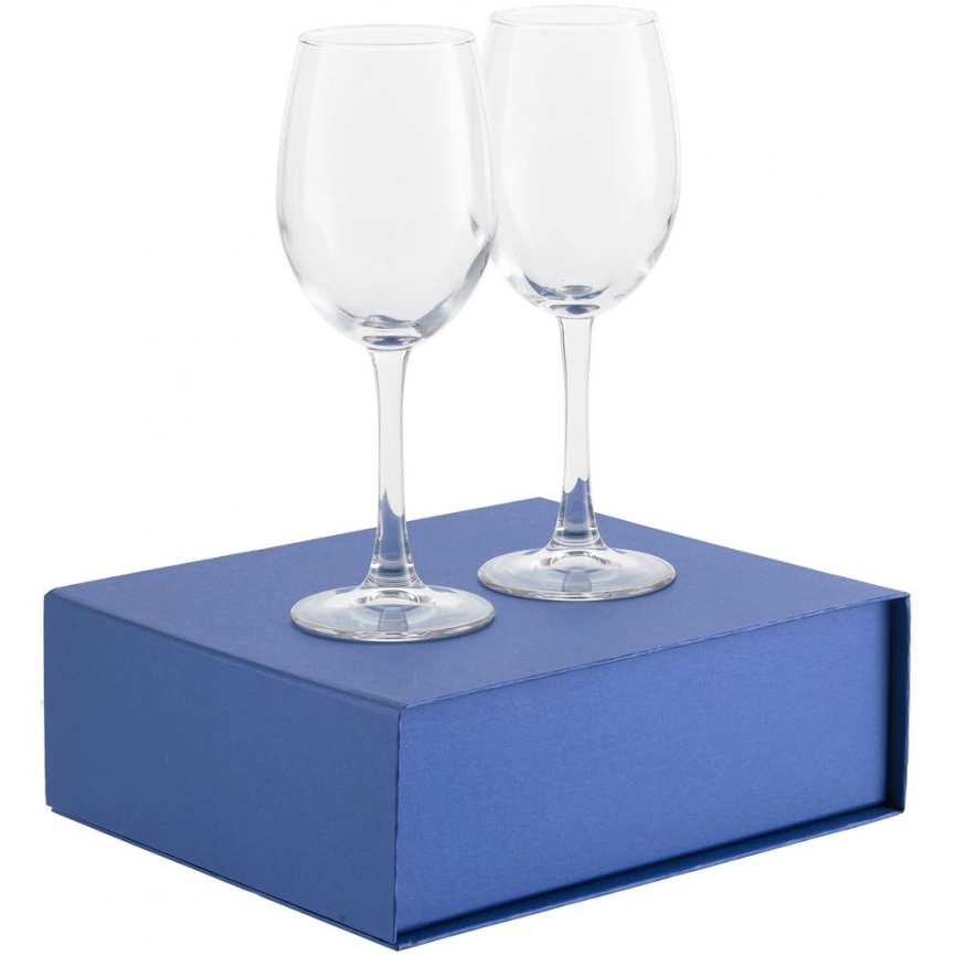 Набор из 2 бокалов для вина Wine House , синий фото 1