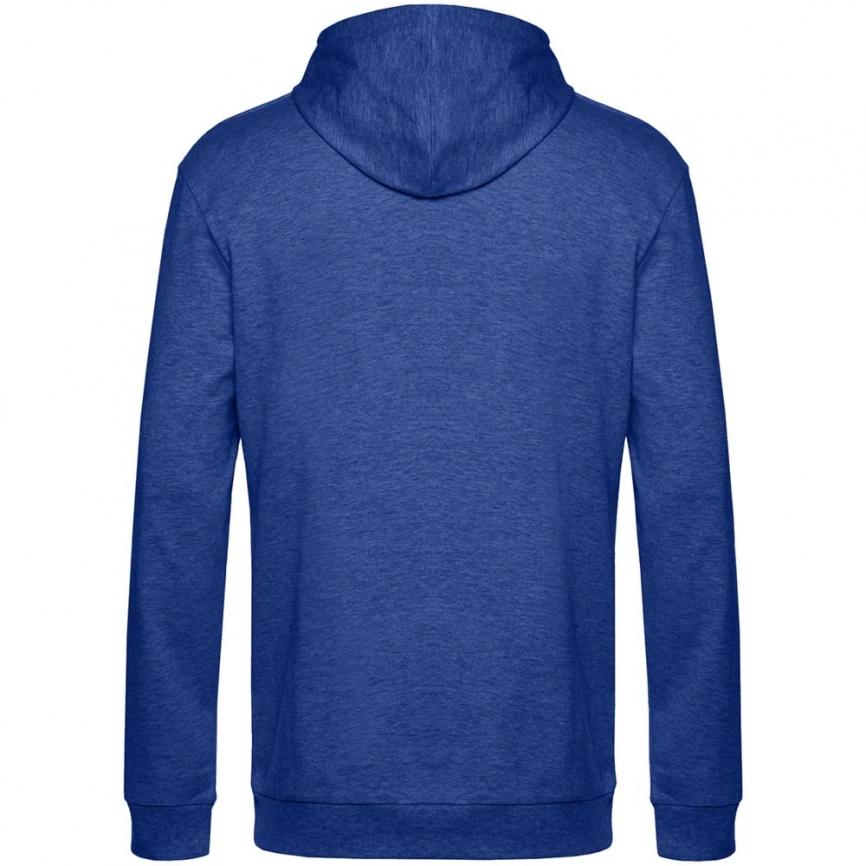 Толстовка с капюшоном унисекс Hoodie, ярко-синий меланж, размер L фото 2