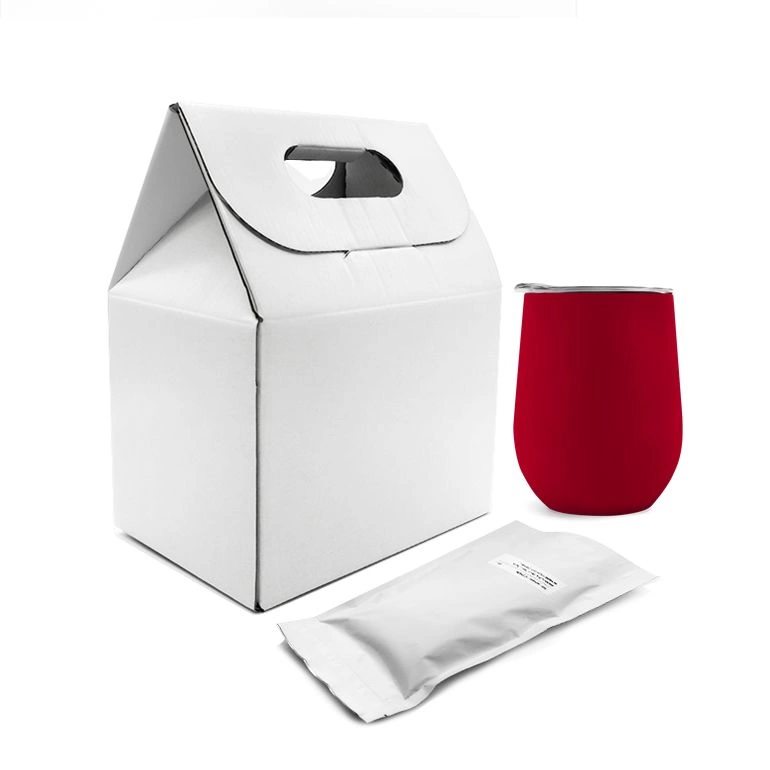 Набор Coffee Box c кофером софт-тач CO12s (красный) фото 1