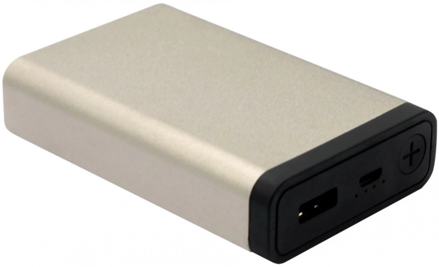 Внешний аккумулятор MeToo  10000 mAh, металлический - Серый CC фото 4