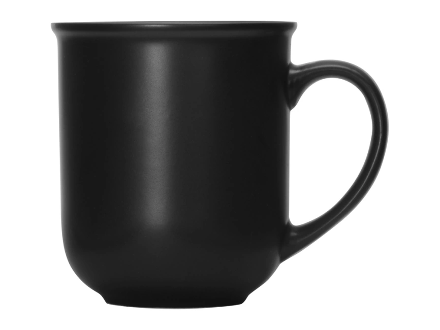 Матовая кружка Susan 380мл в цвете с двух сторон, черный фото 2