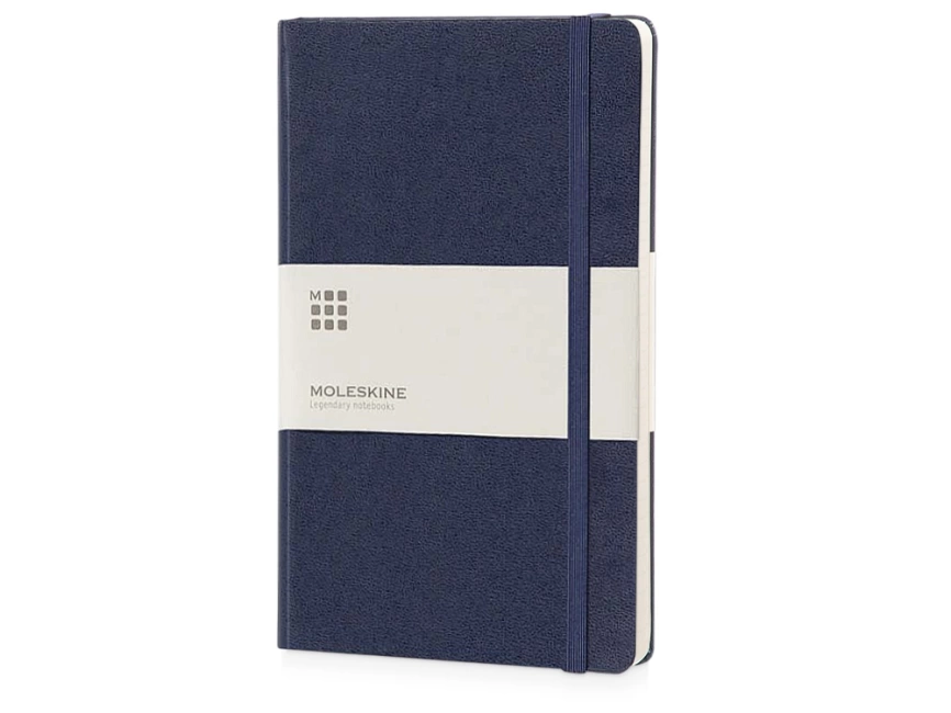Записная книжка Moleskine Classic (в линейку) в твердой обложке, Pocket (9x14см), синий фото 1