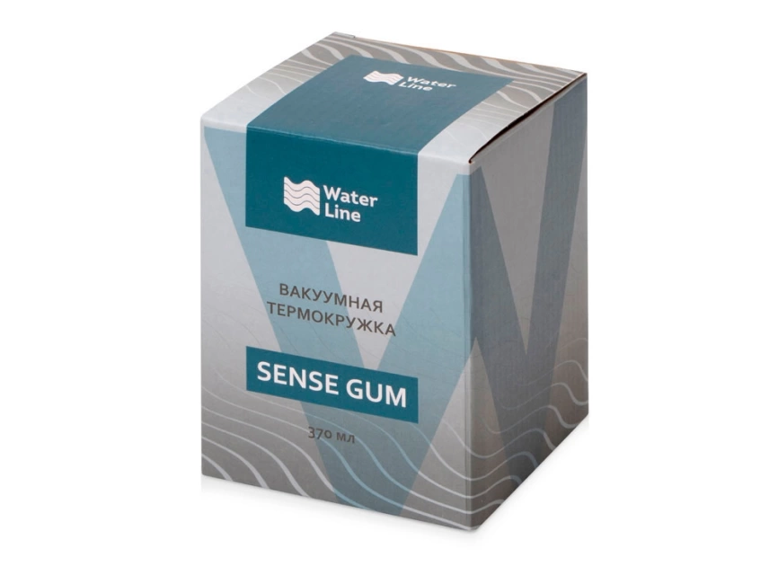 Термокружка Sense Gum, soft-touch, непротекаемая крышка, 370мл, белый фото 7