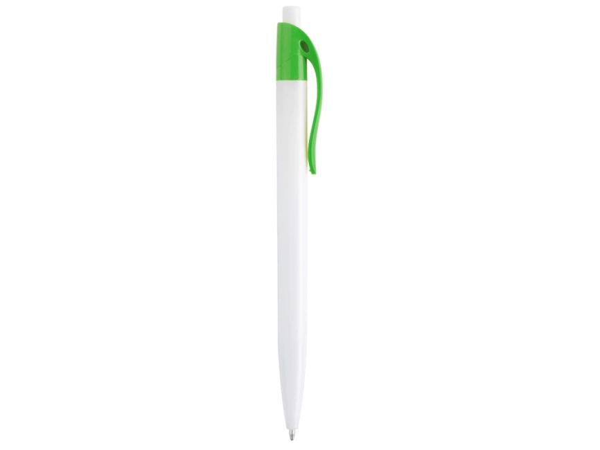 Ручка шариковая Какаду, белая с зеленое яблоко фото 3