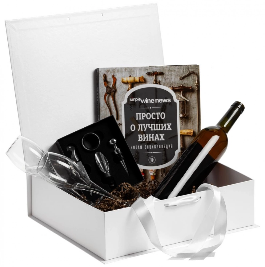 Коробка на лентах Tie Up, белая фото 3