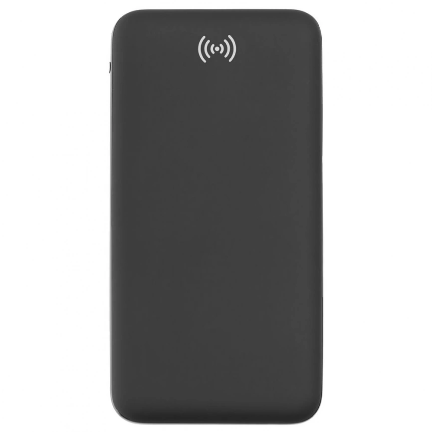Aккумулятор Quick Charge Wireless 10000 мАч, черный фото 2