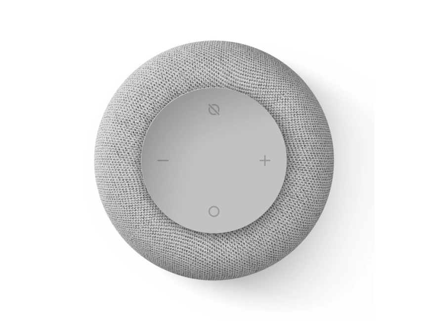 Умная колонка VK Капсула Мини с голосовым помощником Марусей, светлый серый фото 3