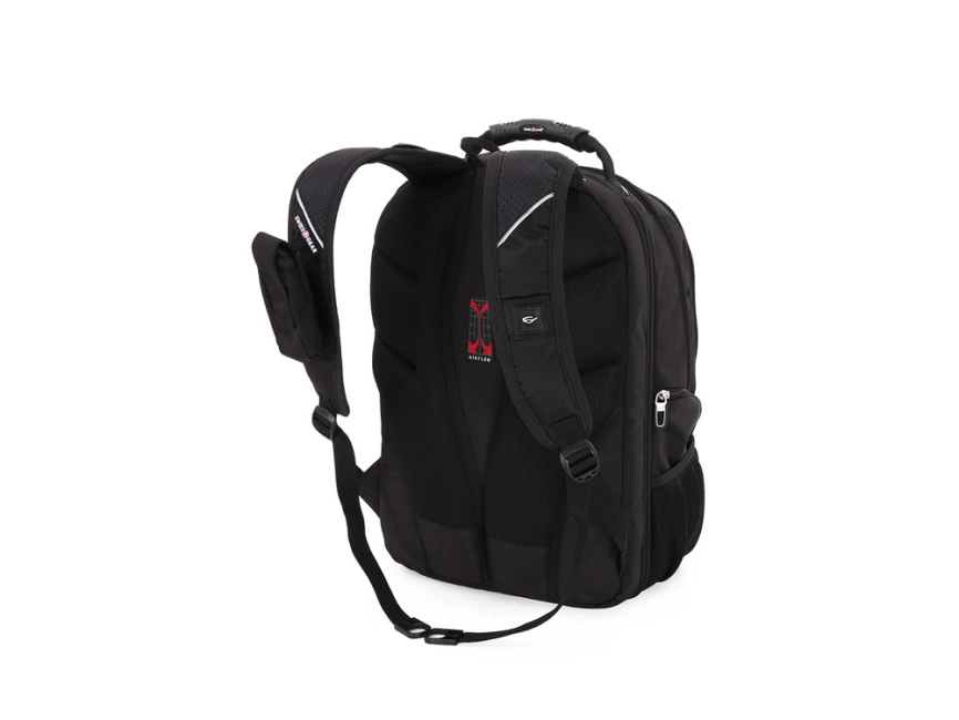 Рюкзак SWISSGEAR SCANSMART, 17, полиэстер, 36х23х48 см, 40 л, черный фото 2