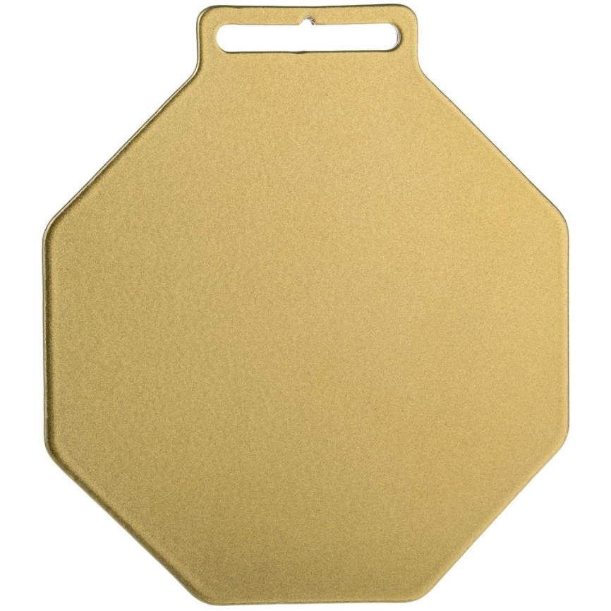Медаль Steel Octo, золотистая фото 1