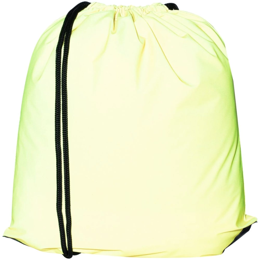 Рюкзак-мешок Manifest Color из светоотражающей ткани, желтый неон фото 4
