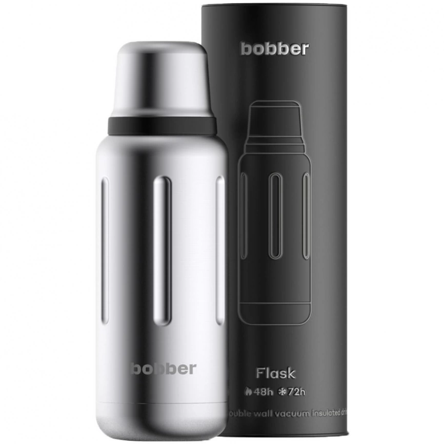 Термос Bobber Flask 1000 мл., вакуумный, стальной матовый фото 2