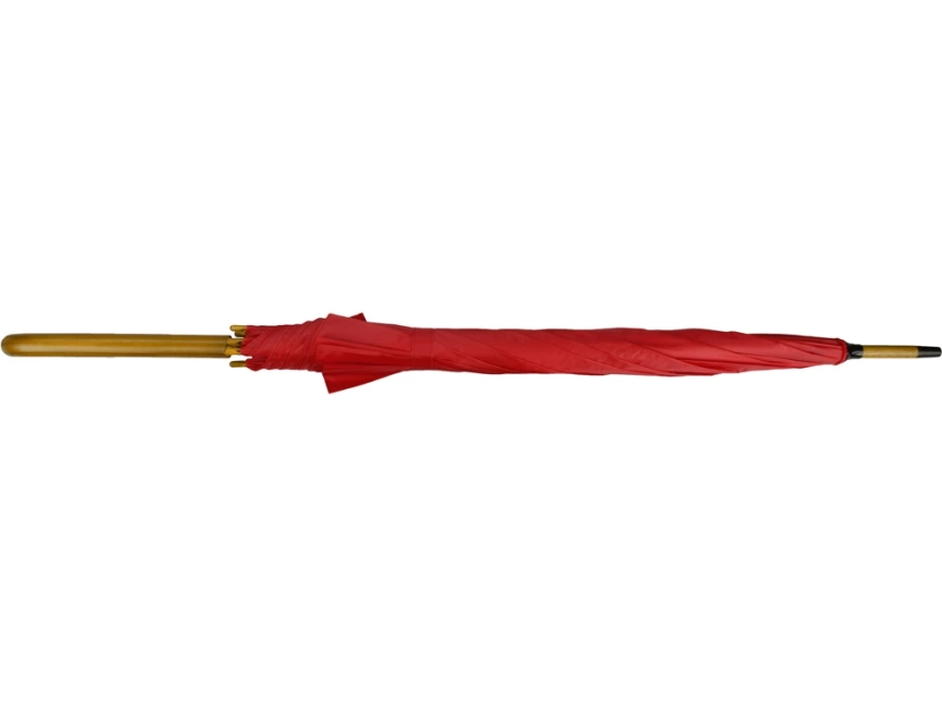 Зонт-трость полуавтоматический с деревянной ручкой фото 5