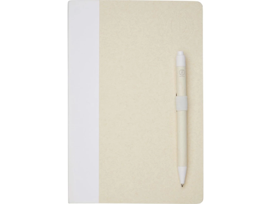 Блокнот размером A5 и шариковая ручка Dairy Dream, белый фото 2
