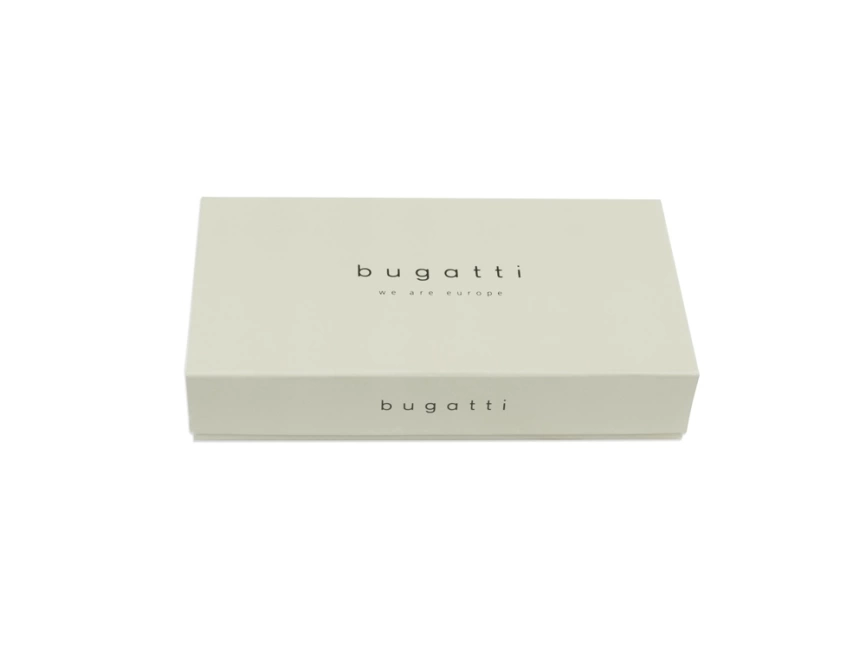 Портмоне BUGATTI Nobile, с защитой данных RFID, чёрное, воловья кожа/полиэстер, 12х2х9,5 см фото 7