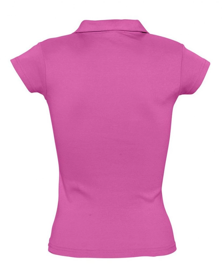 Рубашка поло женская без пуговиц Pretty 220 ярко-розовая, размер L фото 2