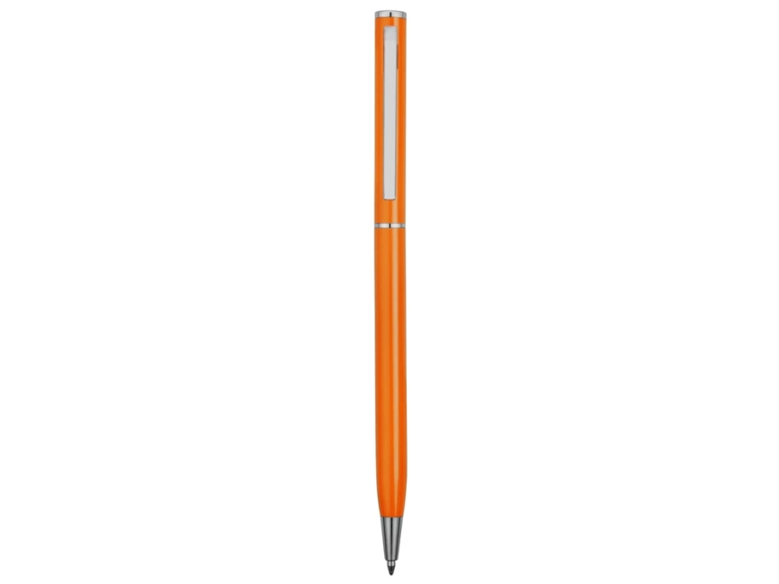 Ручка металлическая шариковая Атриум, оранжевый фото 2