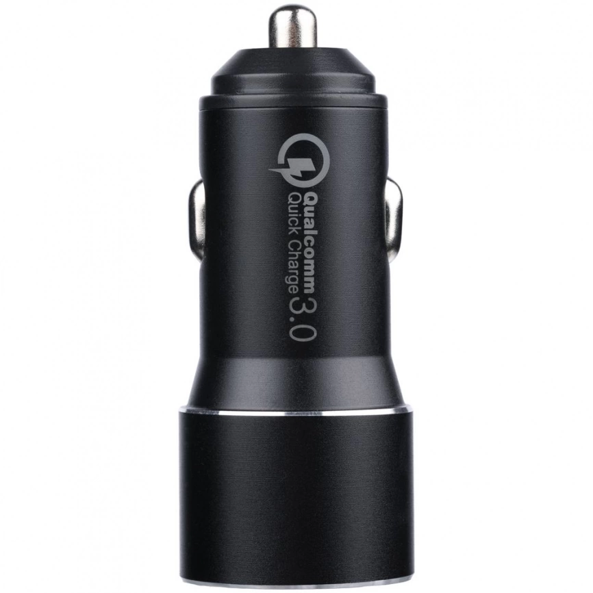 Автомобильное зарядное устройство Volto, черное фото 2