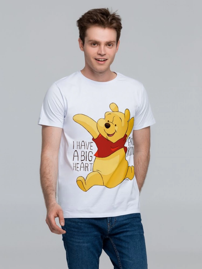 Футболка Winnie. Big Heart, белая, размер S фото 3