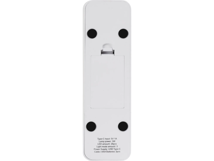 Складывающаяся настольная LED лампа Stack N, 3 Вт, белый фото 13