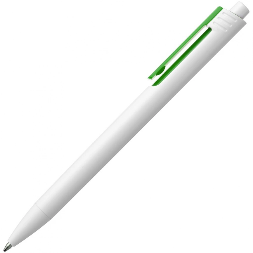 Ручка шариковая Rush Special, бело-зеленая фото 3