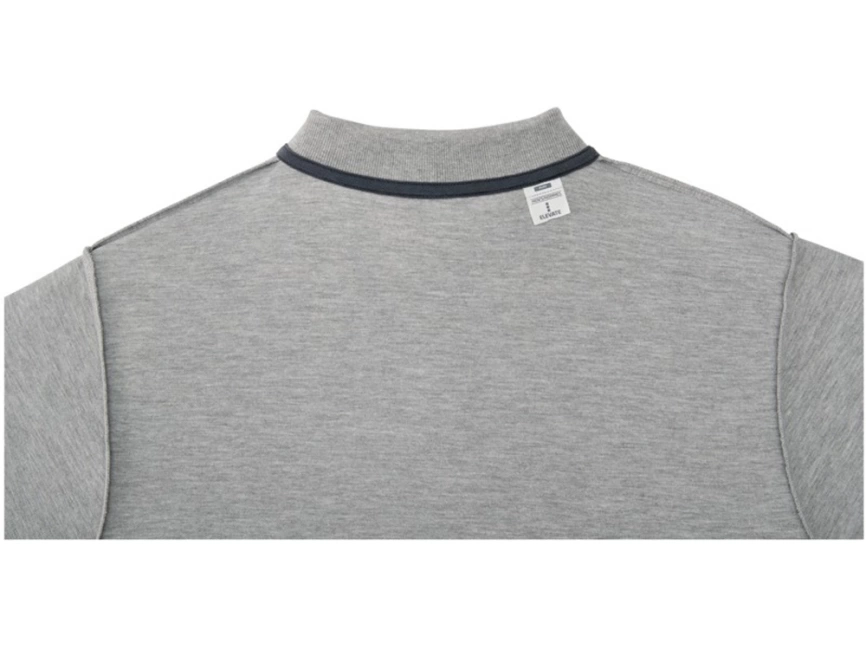 Мужское поло Helios с коротким рукавом, серый яркий фото 4