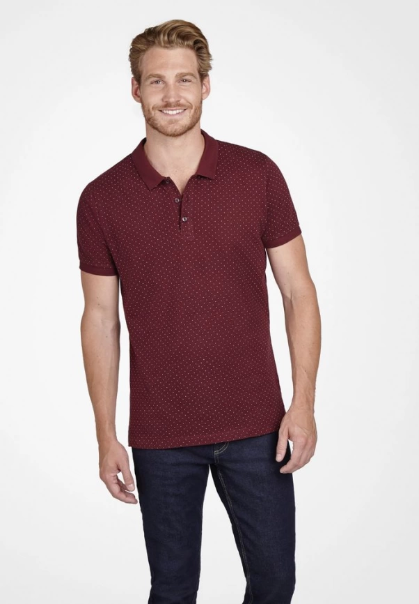 Рубашка поло мужская Brandy Men, темно-серая с белым, размер XL фото 5
