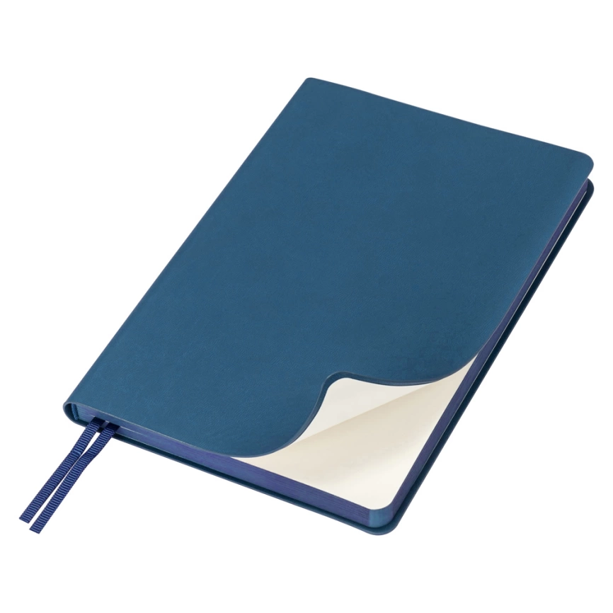 Ежедневник Flexy Soft Touch Latte А5, голубой, недатированный, в гибкой обложке фото 1