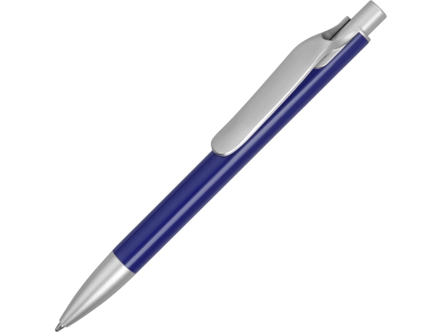 Ручка металлическая шариковая Large, синий/серебристый фото 1