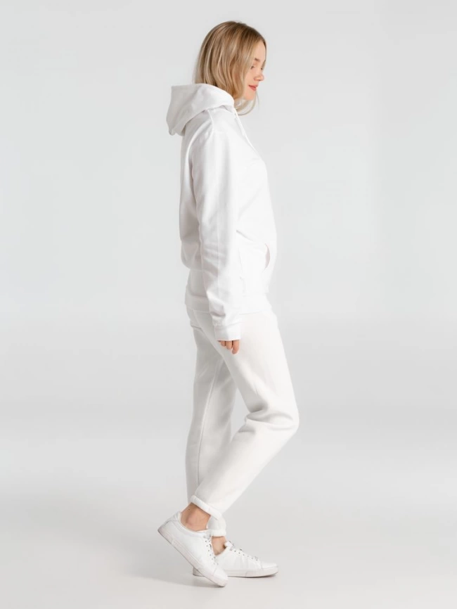 Толстовка с капюшоном унисекс Hoodie, белая, размер XL фото 18