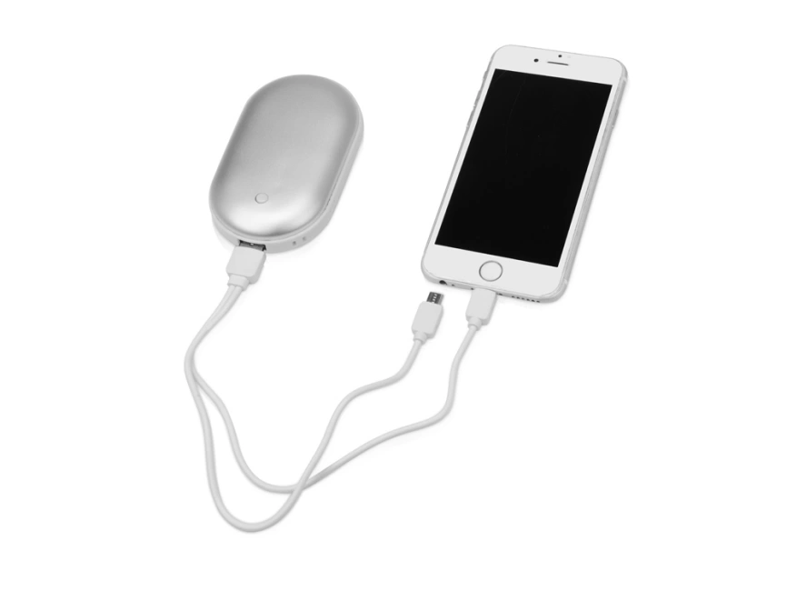 Портативное зарядное устройство с функцией обогрева Handy, 4400 mAh фото 2