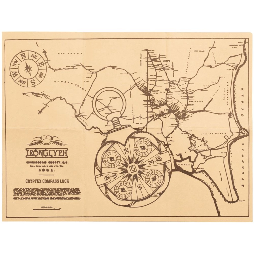 Флешка «Криптекс»® Compass Lock, 32 Гб фото 12