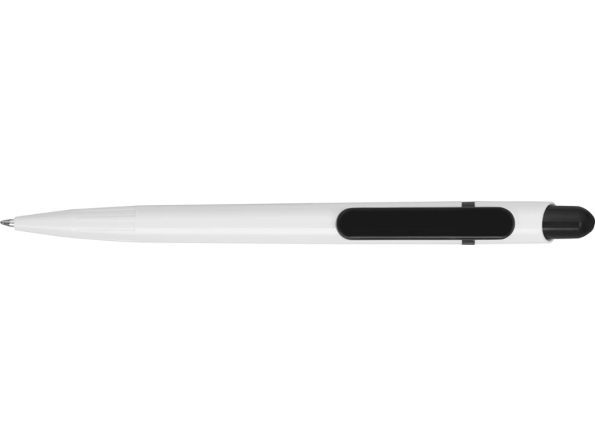 Ручка шариковая Этюд, белая с черным фото 5