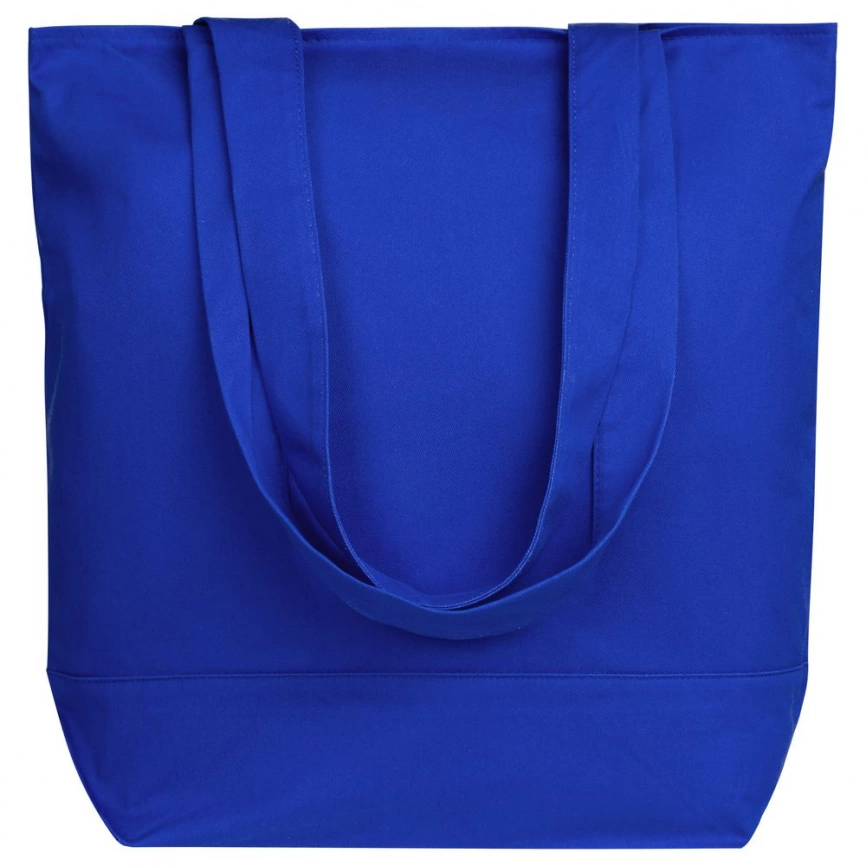 Сумка для покупок на молнии Shopaholic Zip, синяя фото 2