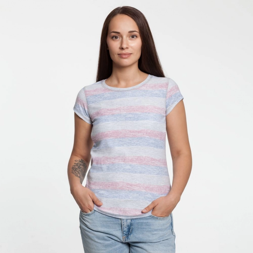 Футболка женская RAYET LADY двусторонняя, красный/синий, размер XL фото 9